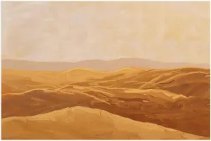 Niyahare Canvas Art, Desert Landscape Painting, Premium Canvas, Dining Room Decor, Great Gift for Home, Decorative Canvas