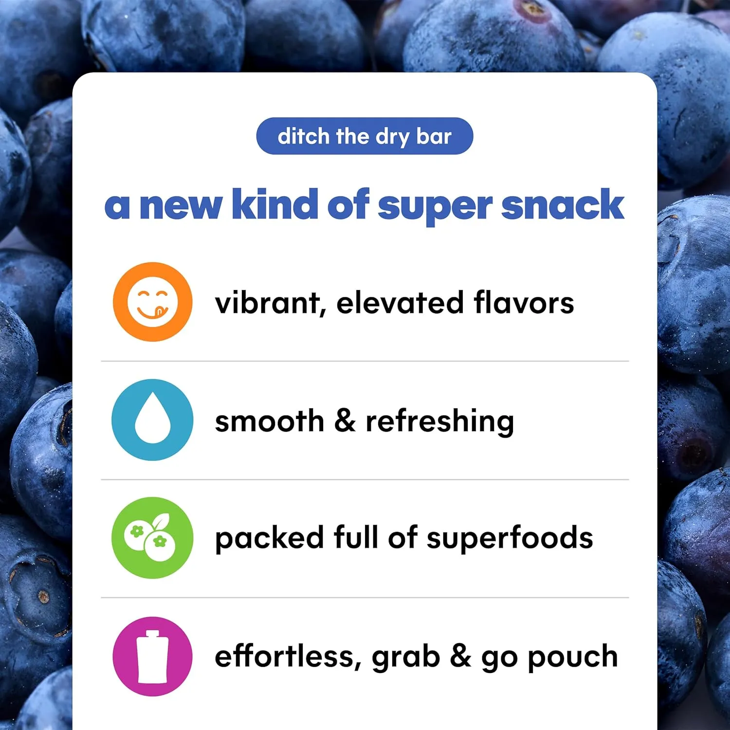 Noka Superfood Fruit Smoothie Pouches, Blueberry Beet, Healthy Snacks with Flax Seed, Prebiotic Fiber and Plant Protein, Vegan and Gluten Free, Organic Fruit & Veggie Squeeze Pouch, 4.22 oz, 12 Count