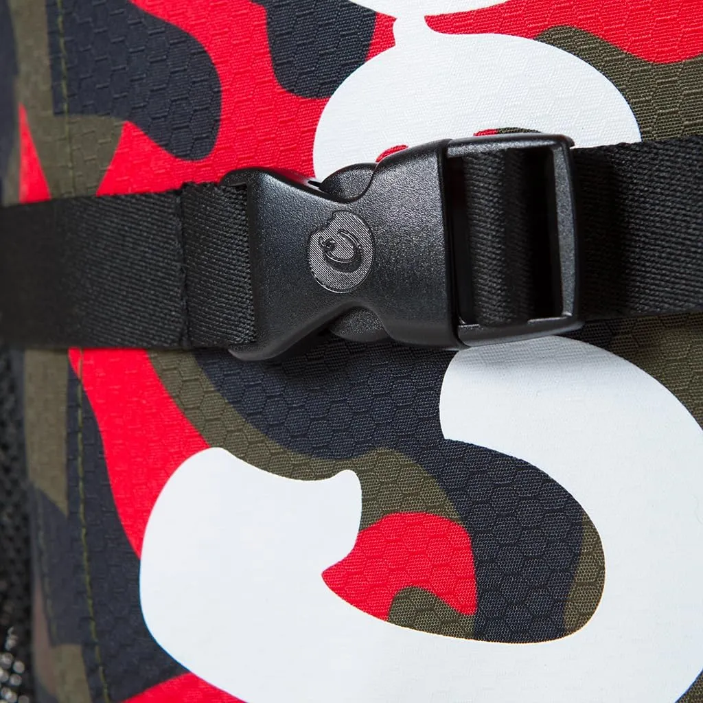 Non-Standard Ripstop Nylon Backpack- Red Camo