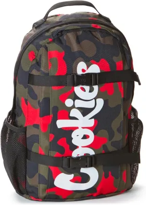 Non-Standard Ripstop Nylon Backpack- Red Camo