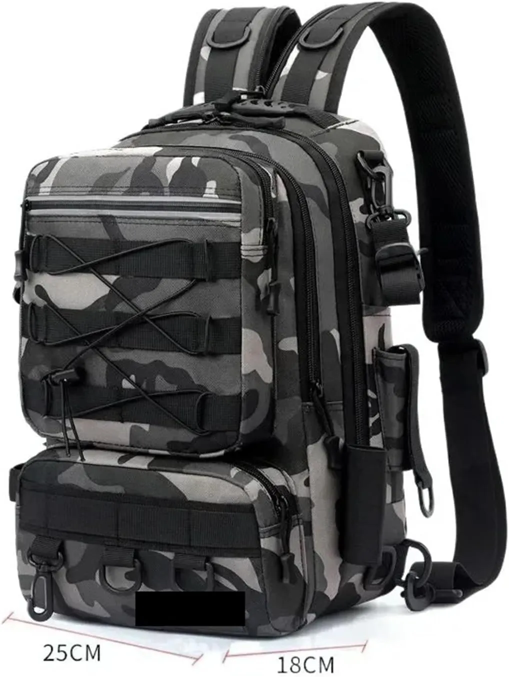 Nylon Waterproof Outdoor Rucksacks Tactical Sports Camping Hiking Trekking Fishing Hunting Bag Backpack(F)