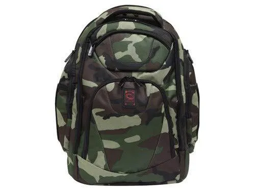 Odyssey Backtrak 'XL' DJ Backpack In Green Camo