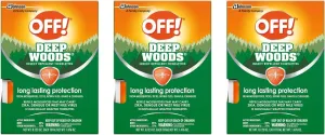 OFF! Deep Woods Insect Towelettes (12 Count (Pack of 3))
