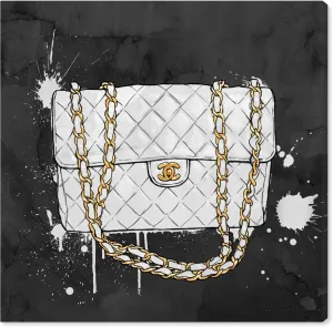 Oliver Gal Everything But My White Bag, 40" x 40", Canvas