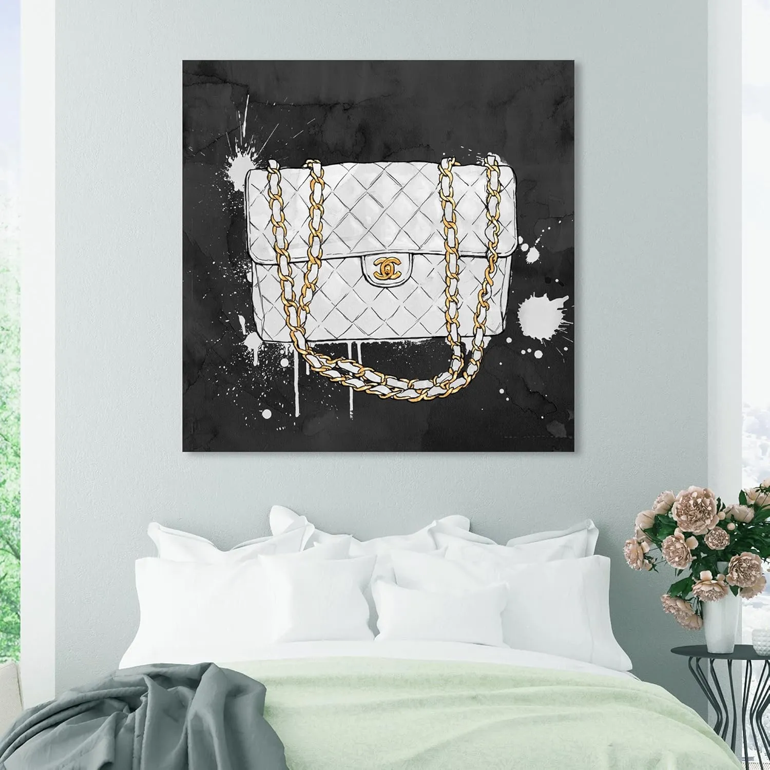 Oliver Gal Everything But My White Bag, 40" x 40", Canvas