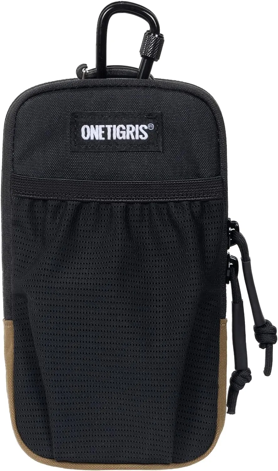 OneTigris Cell Phone Holster - Phone Belt Holder Molle Phone Pouch for Belt with Loop, Holds 4.7"-6.5" Phones in Black