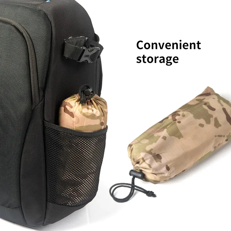 Outdoor Camping Poncho - Military Camouflage Tactical Raincoat
