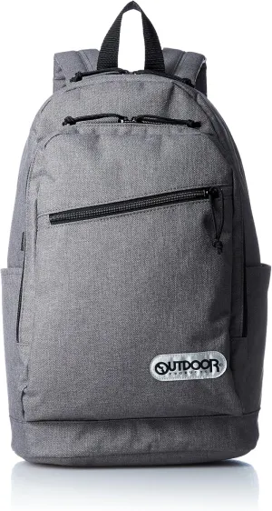 Outdoor Products Heather Tex Backpack, Heathered, A4 Storage, PC Storage, Large Capacity, 4.9 gal (19 L), 1.6 gal (50 L), Heather Gray