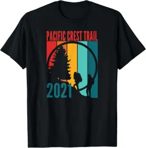 Pacific Crest Trail Class Of 2021 Backpacker Sunset PCT T-Shirt