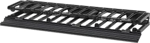 Panduit NMF1 Horizontal Cable Manager, Black