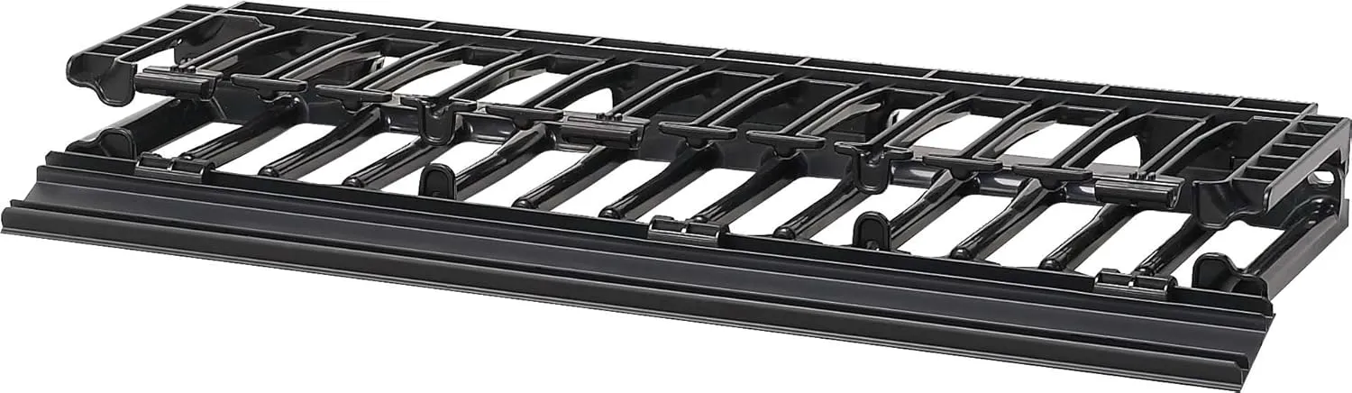 Panduit NMF1 Horizontal Cable Manager, Black