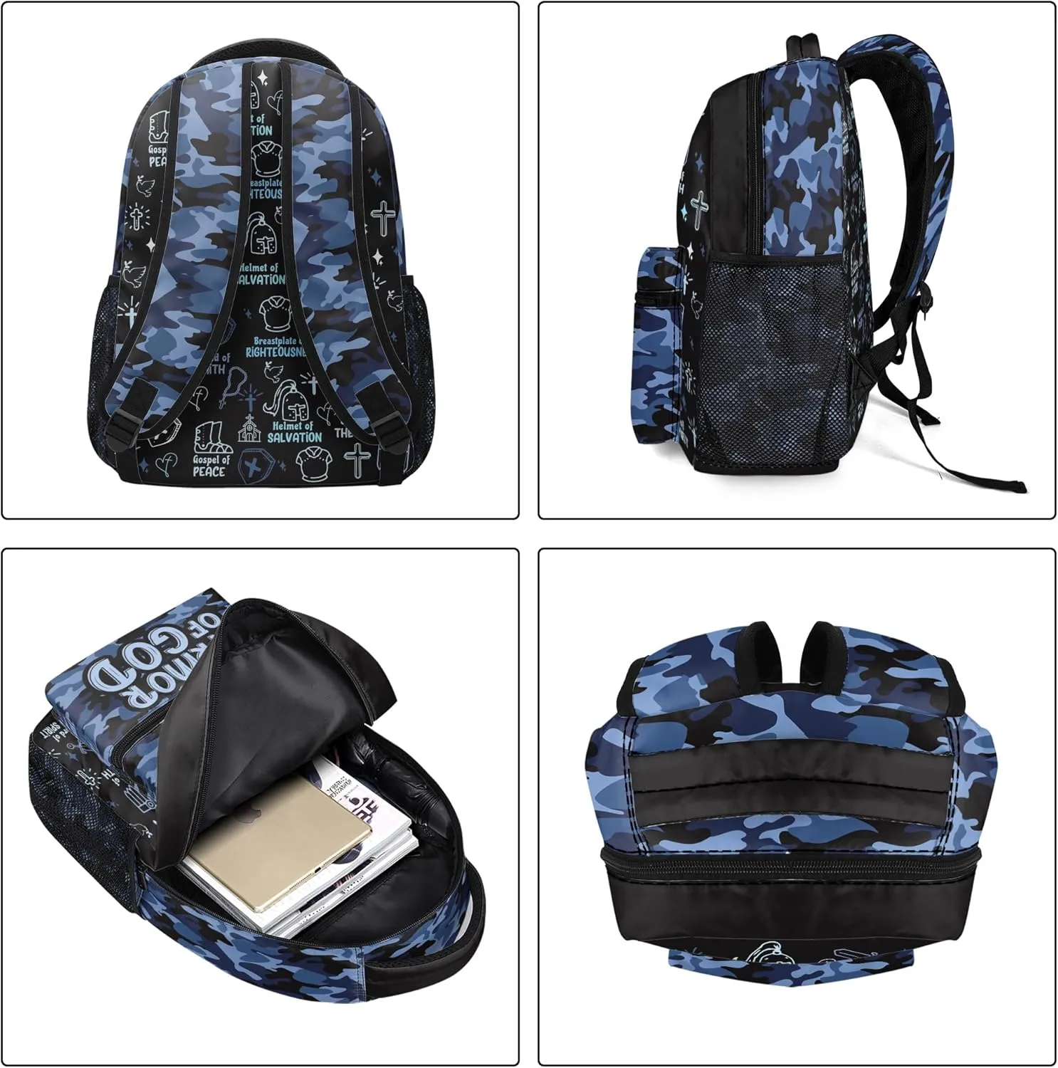 Personalized Backpack - Bible Armor Of God Backpack - Travel Backpack, Bookbag (Armor Of God)