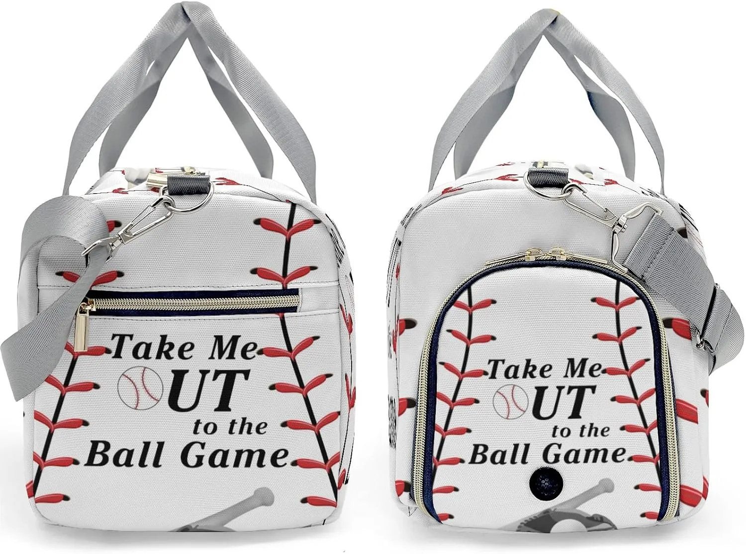 Personalized Baseball Custom Multi-functional Travel Bag, Unisex Portable Duffel Bag, Short Distance Travel Assistant