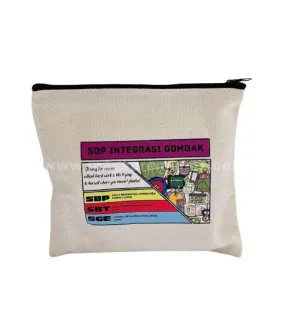 Personalized Canvas Zipper Pouch
