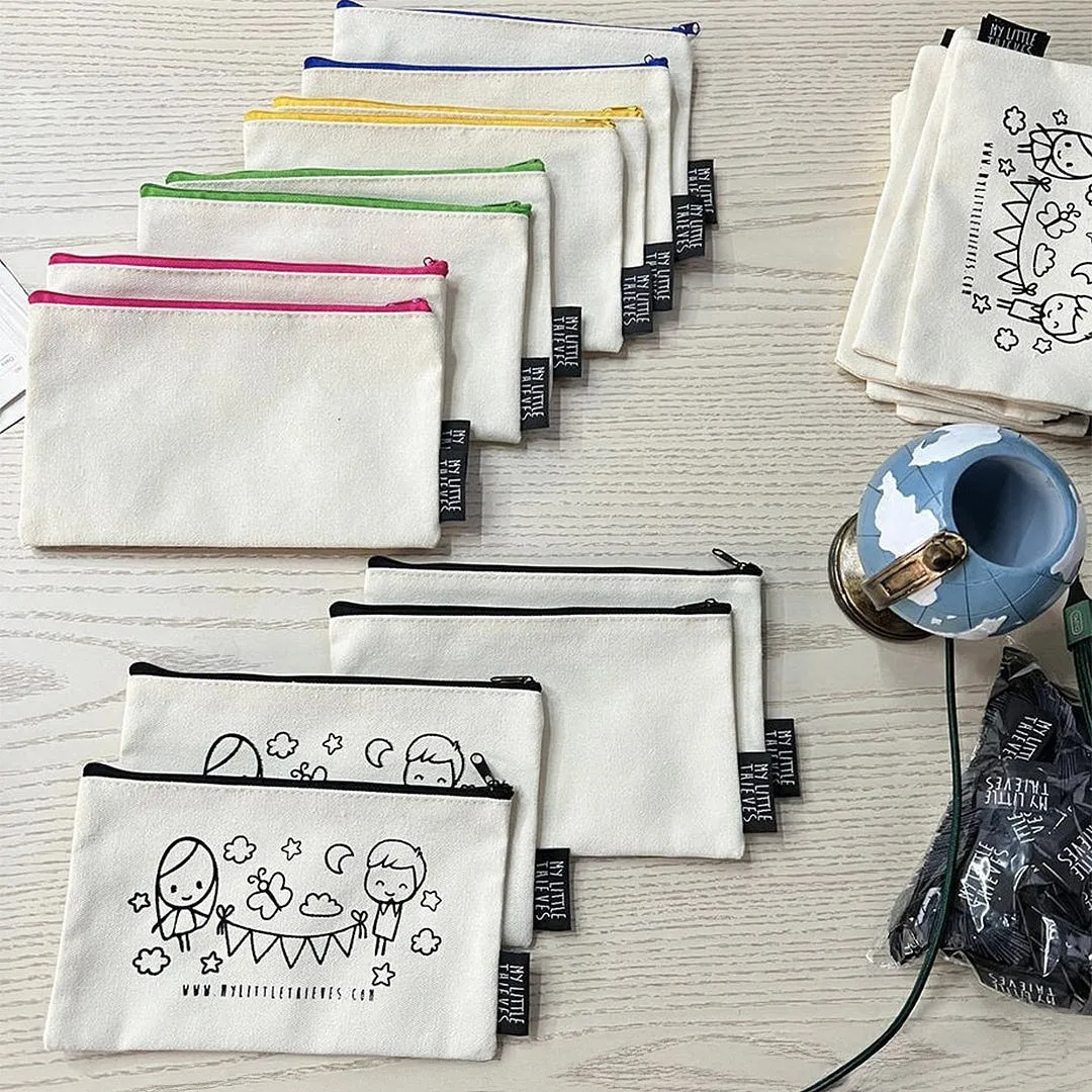 Personalized DIY Pencil Pouch & Markers