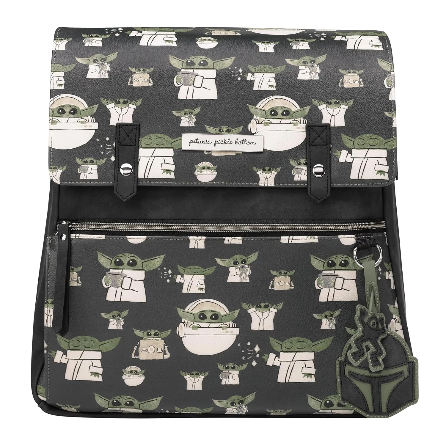 Petunia Pickle Bottom Meta Backpack, Baby Bag, Diaper Bag for Parents, Stylish Organizer, Spacious Backpack for Moms and Dads, Disney Star Wars, The Child