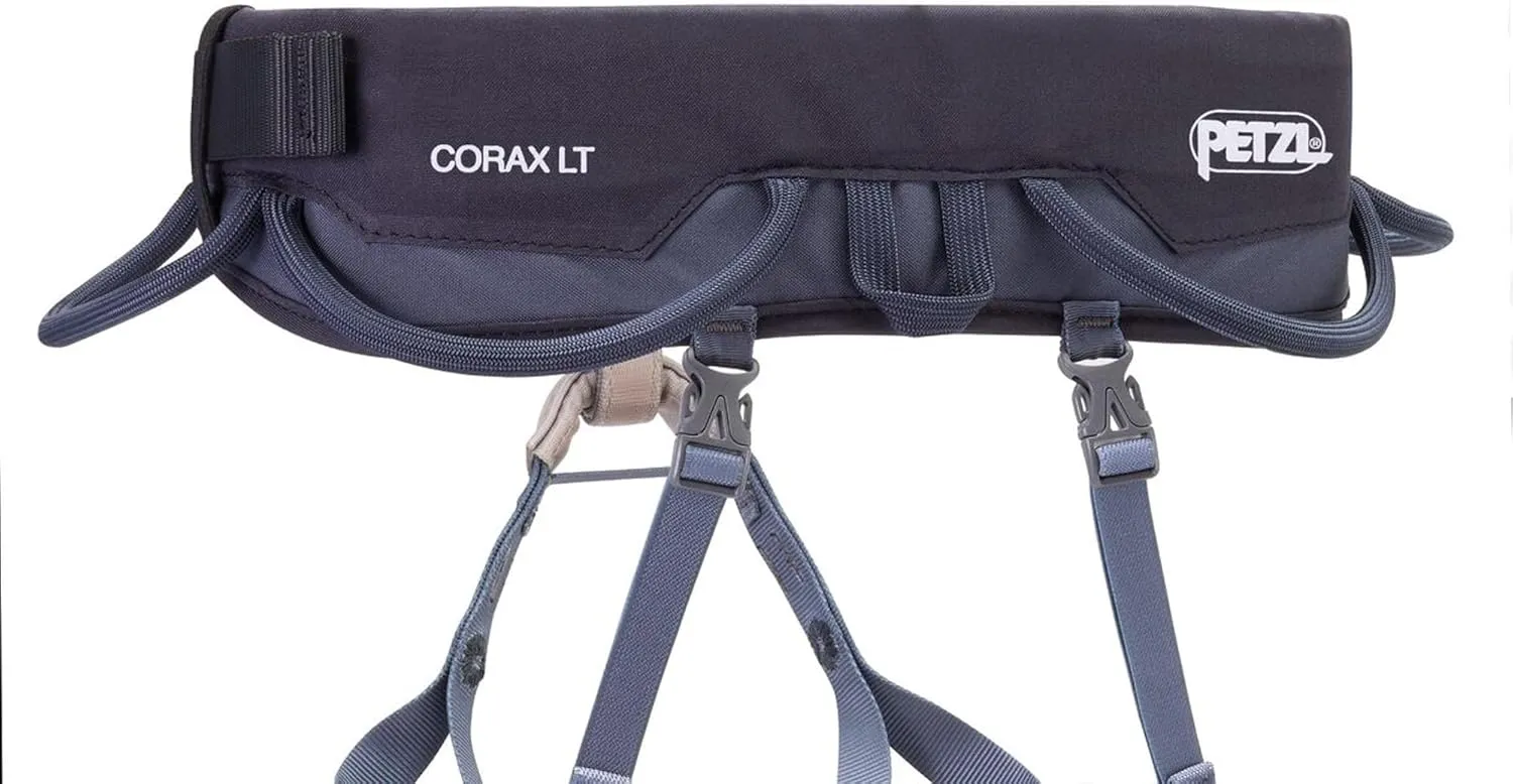 PETZL CORAX LT Unisex Harness - Comfortable, Durable, and Versatile Rock Climbing Harness