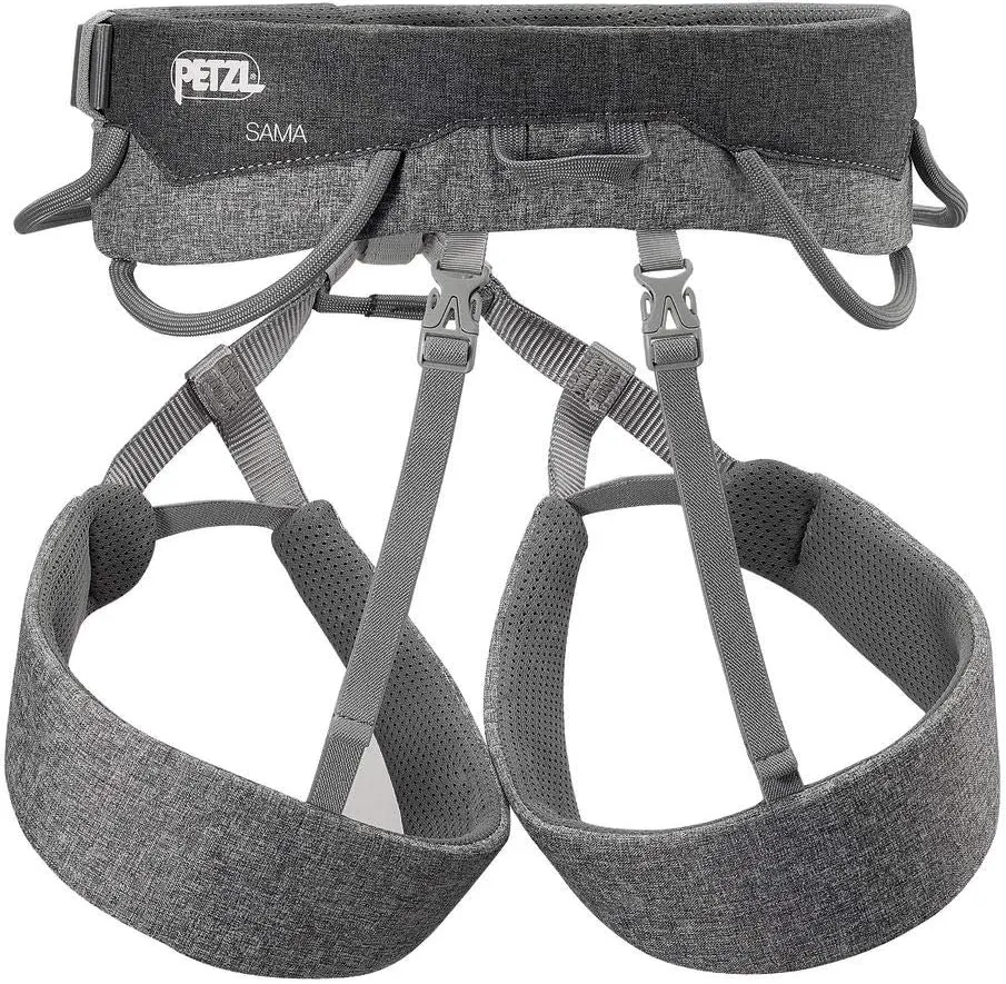 PETZL SAMA Unisex Harness - Rock Climbing Harness for the Gym, Crag, or Multi-Pitch Routes