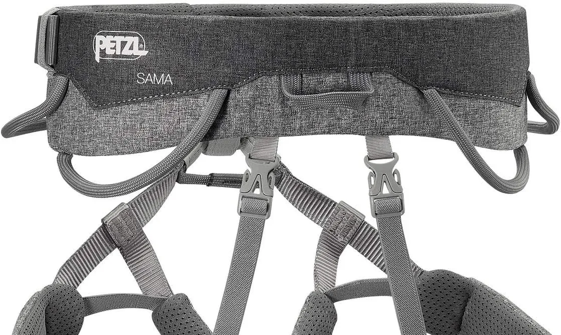 PETZL SAMA Unisex Harness - Rock Climbing Harness for the Gym, Crag, or Multi-Pitch Routes