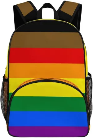 Philadelphia Pride Flag Backpack for Worker Teacher Business Hiking Travel Bag Shoulders Bag