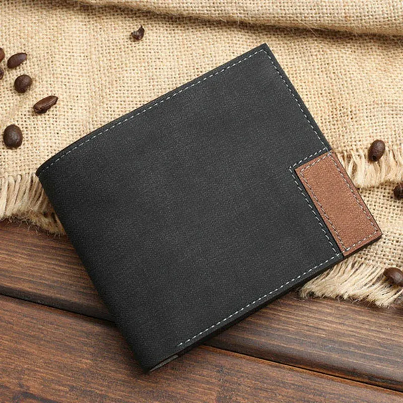 Photo Engraved Short Wallet