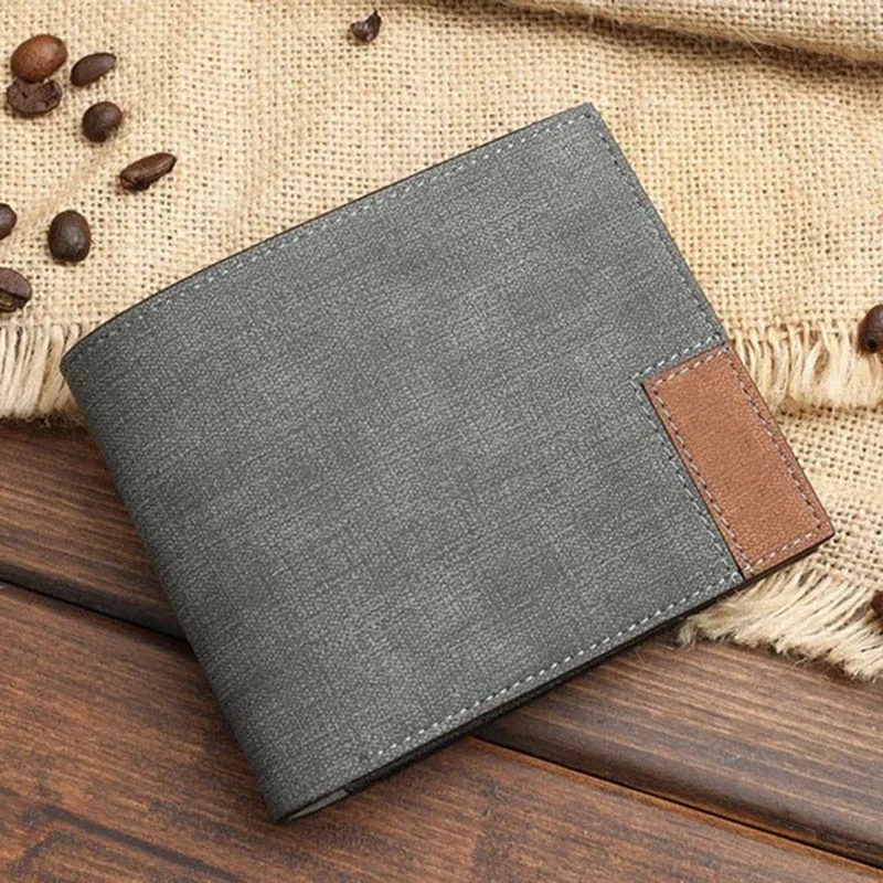 Photo Engraved Short Wallet