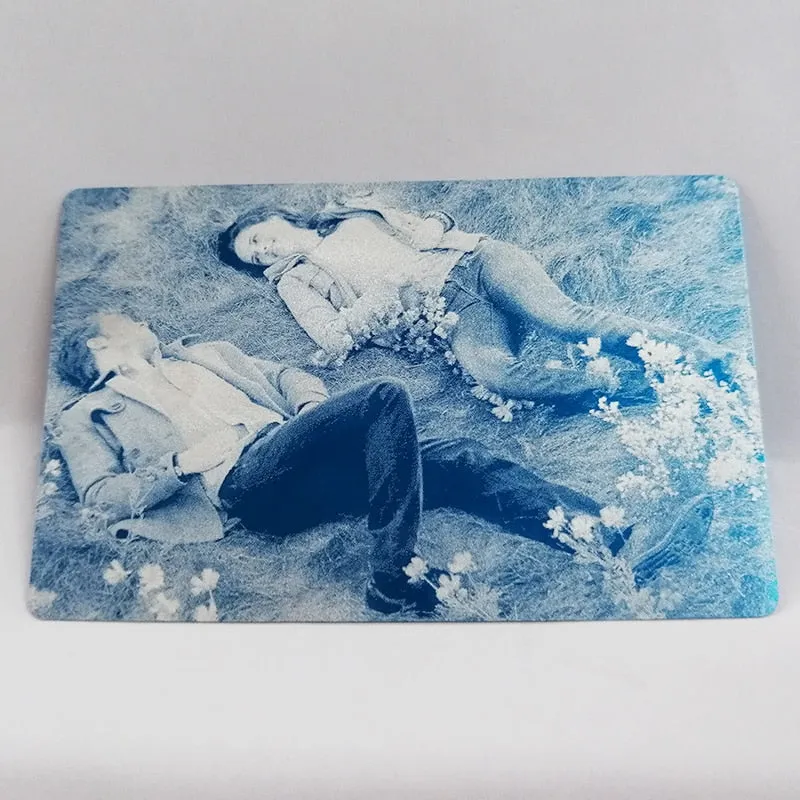 Photo Engraved Short Wallet