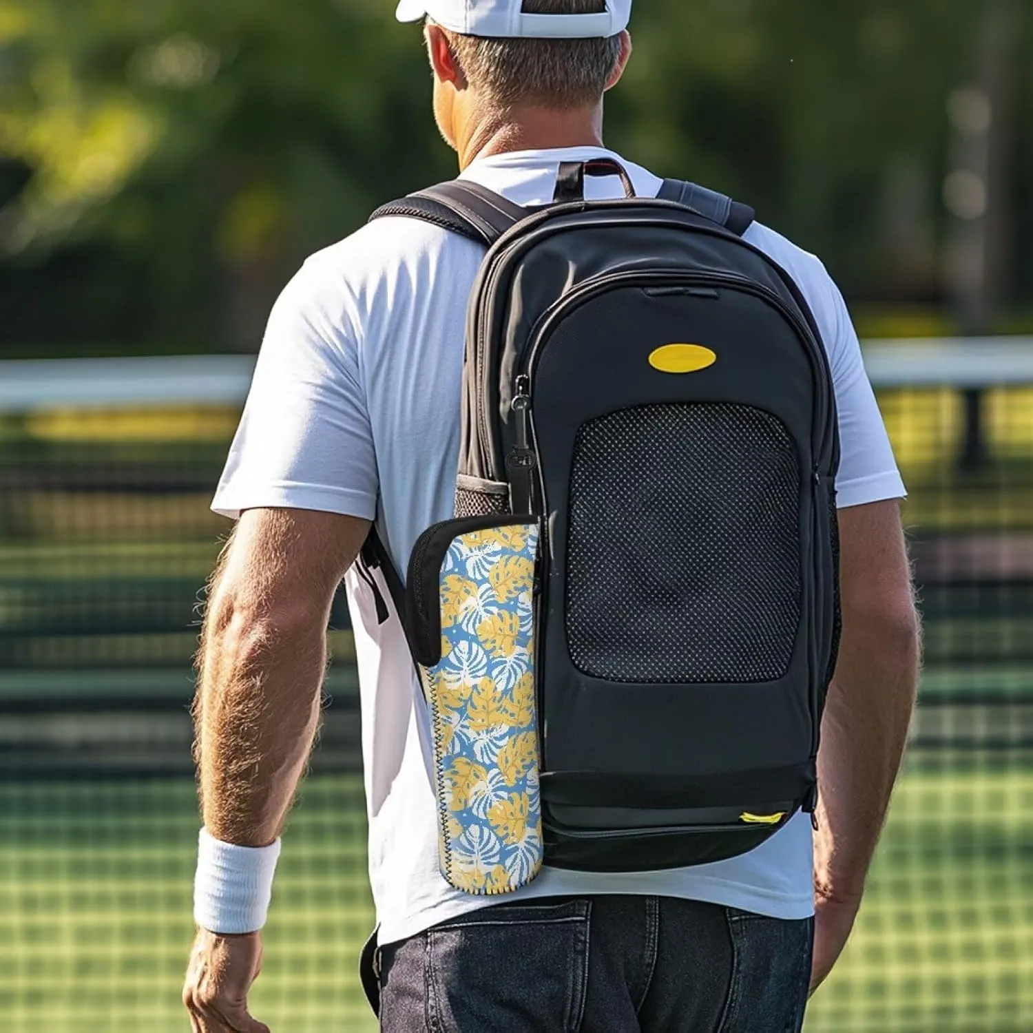 Pickleball Bag with Hook Design, Multi-Sport Pickleball Organizer for Tennis Golf Accessories Fashion Balls Bag
