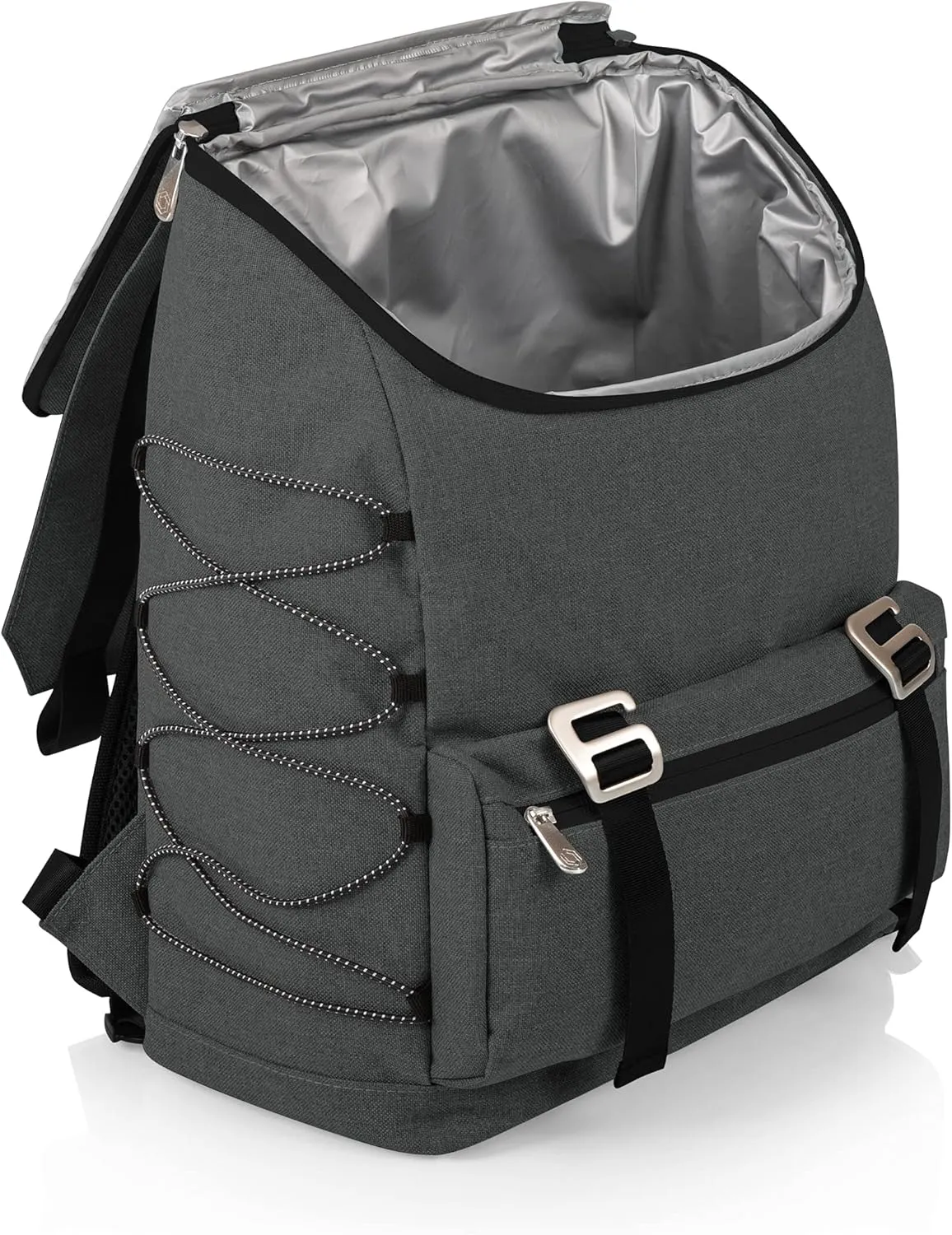 PICNIC TIME NFL Philadelphia Eagles OTG Traverse Backpack Cooler - Soft Cooler Backpack - Hiking Backpack, (Heathered Gray)