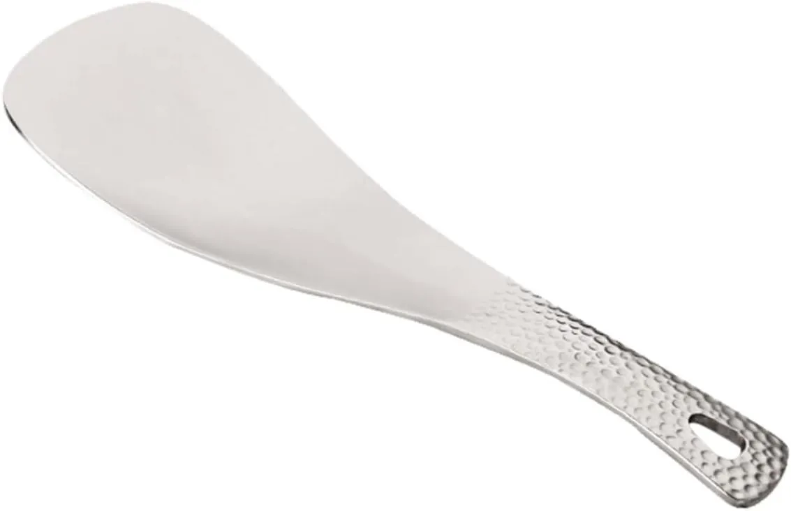 Picnic Titanium Rice Spoon Camping Kitchen Station Portable Metal Utensils Durable Design