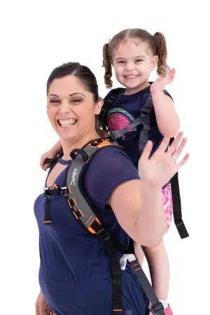 Piggyback Scout Standing Toddler Carrier Backpack - 2-Piece Bundle for Hiking & Travel with Secure Child Safety Harness Included - for Ages 2-4 (Under 50 lbs) - No Accessories Included