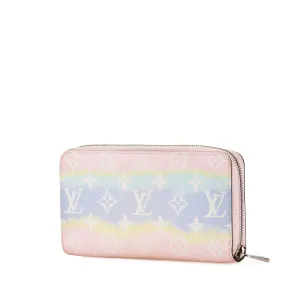 Pink Louis Vuitton Monogram Escale Zippy Wallet