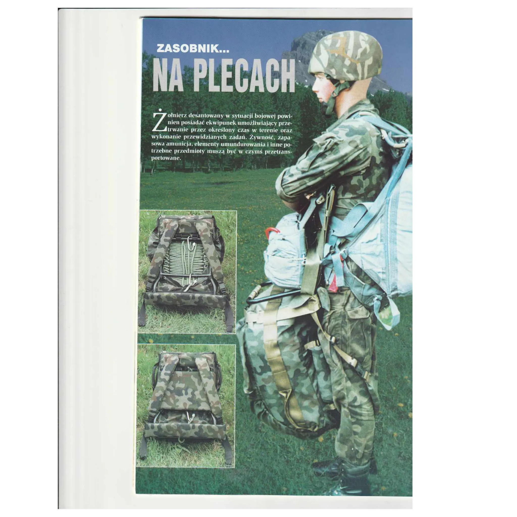Polish '976/MON' Paratrooper's Backpack