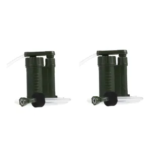 POPETPOP 2 Pcs Emergency Water Purifier Hiking Water Filter Survival Gear for Outdoor Adventures