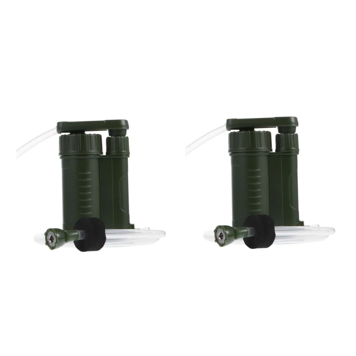 POPETPOP 2 Pcs Emergency Water Purifier Hiking Water Filter Survival Gear for Outdoor Adventures