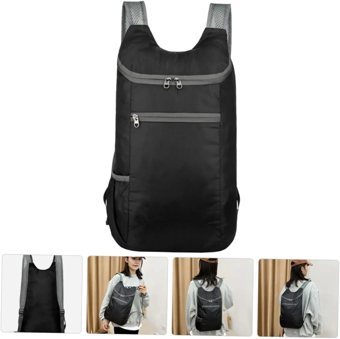 POPETPOP 4pcs Backpack for Boating Lightweight Key Ring Id Card Slot Cash Compartment Perfect for Travel