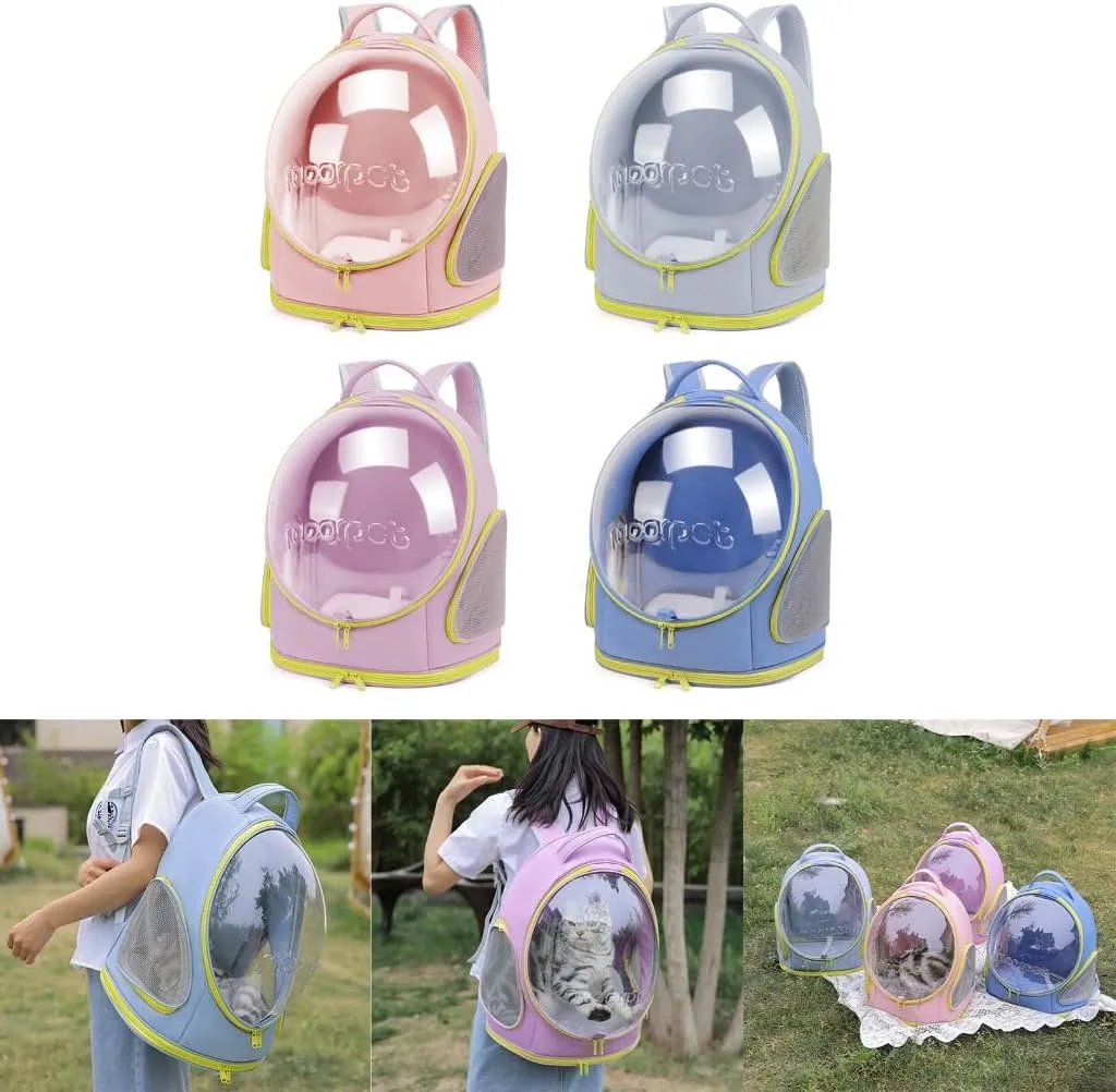 Portable and Breathable Pet Travel Carrying Bag Convenient Backpack for Small and Size Pets
