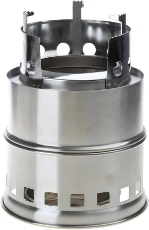 Portable Camp Stove Backpacking Stove Folding Windproof Wood Burnings Stove Stove Stainless Steel Survival Stove