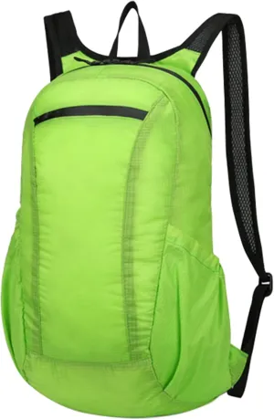 Portable Foldable Waterproof Backpack, Folding Bag Hiking Daypack for Travel Camping Outdoor (Green)