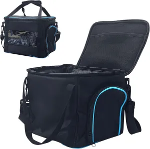 Portable Power Station Storage Bag, Travel Carrying Case Bag Compatible with 300W Station, Water-Resistant Travel Bag for Charging Cable and Accessories (Bag Only)