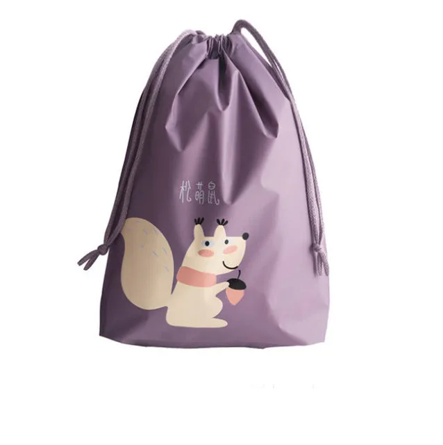 Portable Waterproof Lovely Cartoon Travel Bag