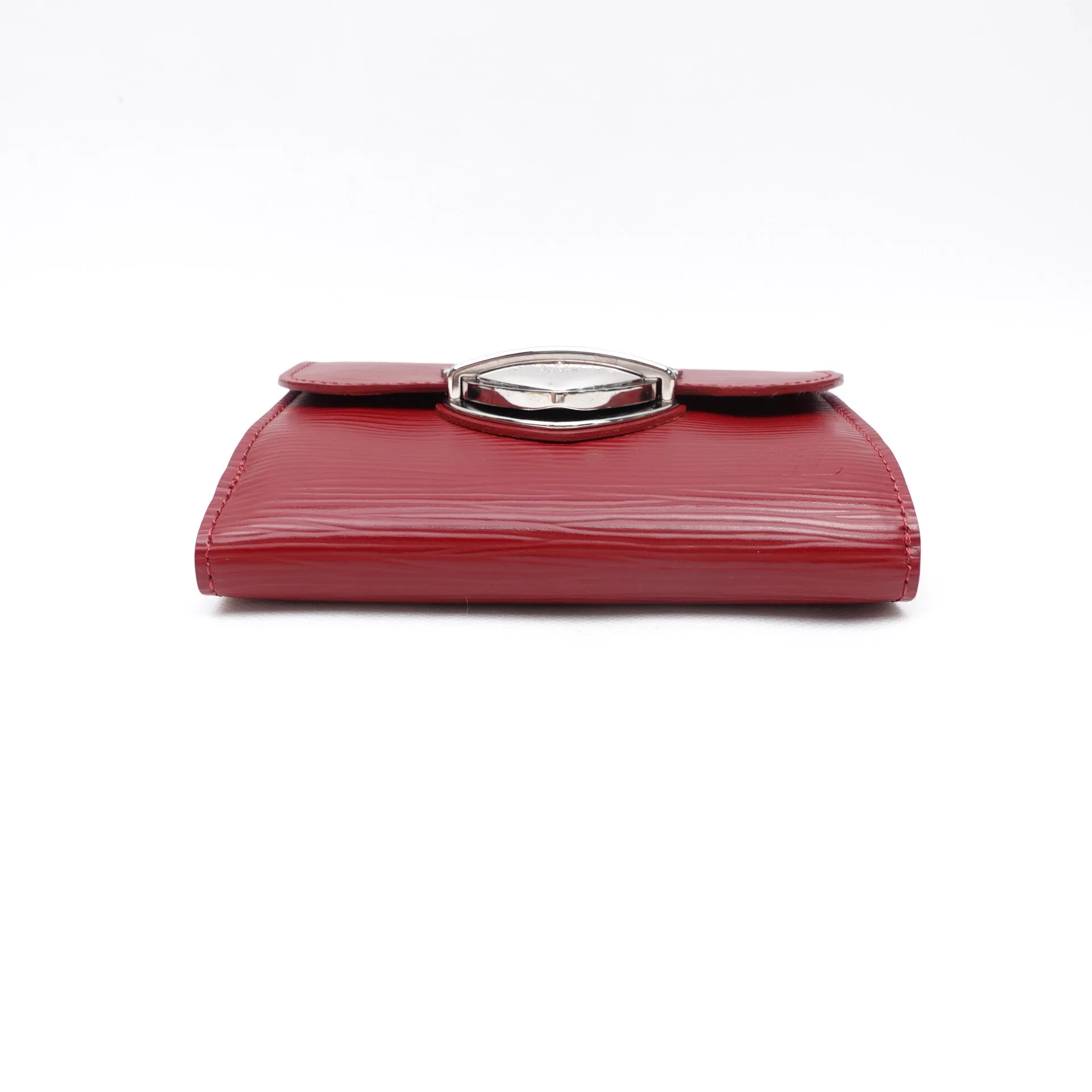 PRE-OWNED LV Red Epi Joey Short Wallet