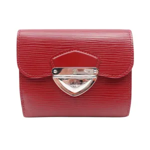 PRE-OWNED LV Red Epi Joey Short Wallet