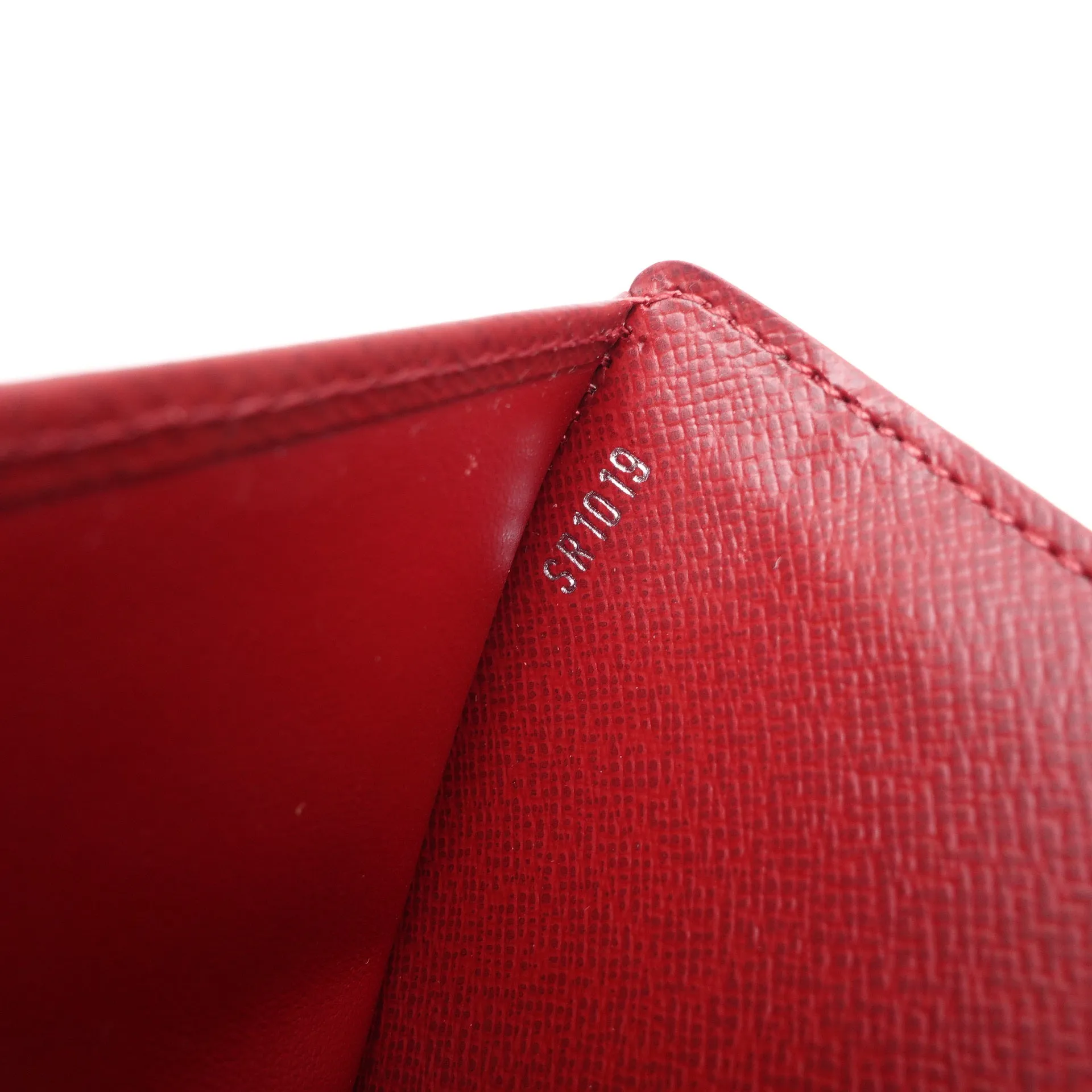PRE-OWNED LV Red Epi Joey Short Wallet
