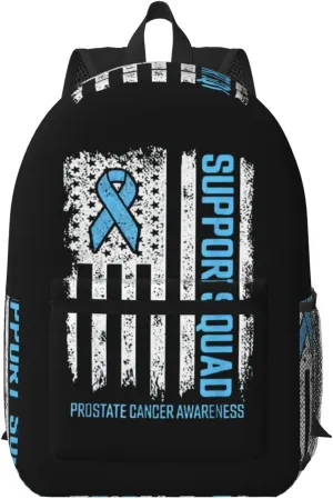 Prostate Cancer Awareness Month Backpack for Worker Business Hiking Travel Shoulders Bag Fashion Backpack