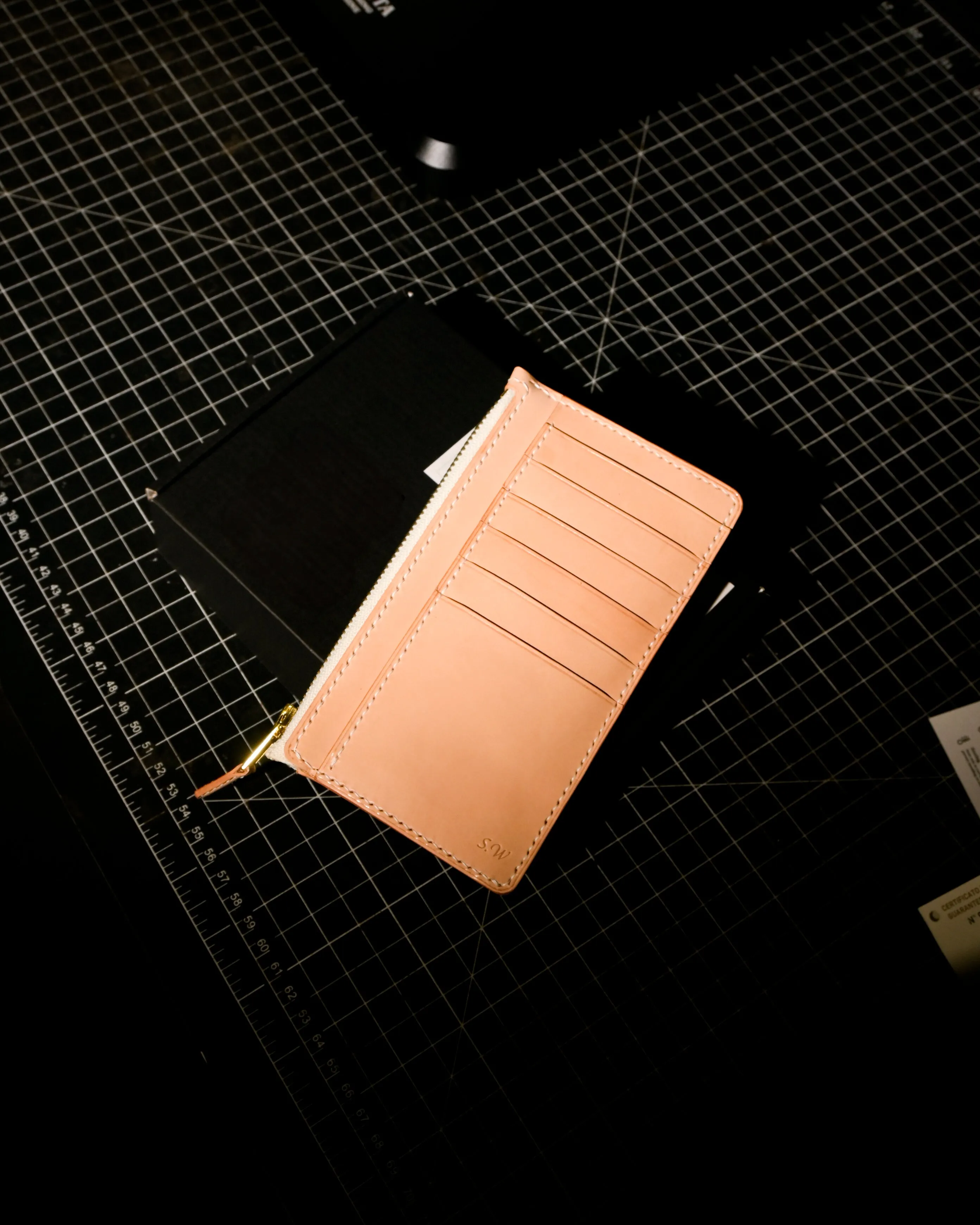 Qamar Zipper Long Wallet