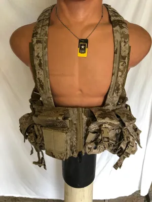"NEW" London Bridge Old Gen LBT-1961G AOR1 Zipper Front Chest Rig SEAL DEVGRU NSW
