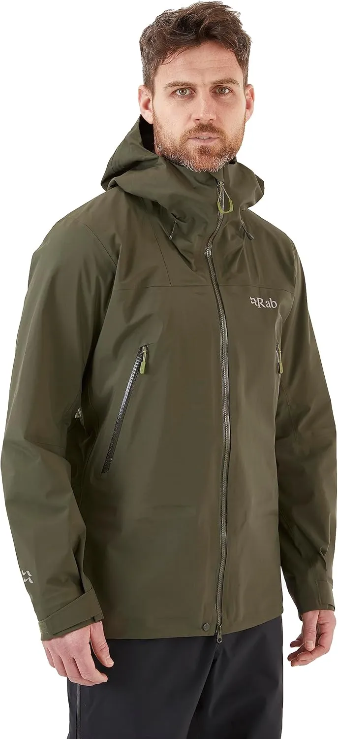Rab Men's Kangri GTX Waterproof Breathable Gore-tex Jacket for Hiking and Mountaineering