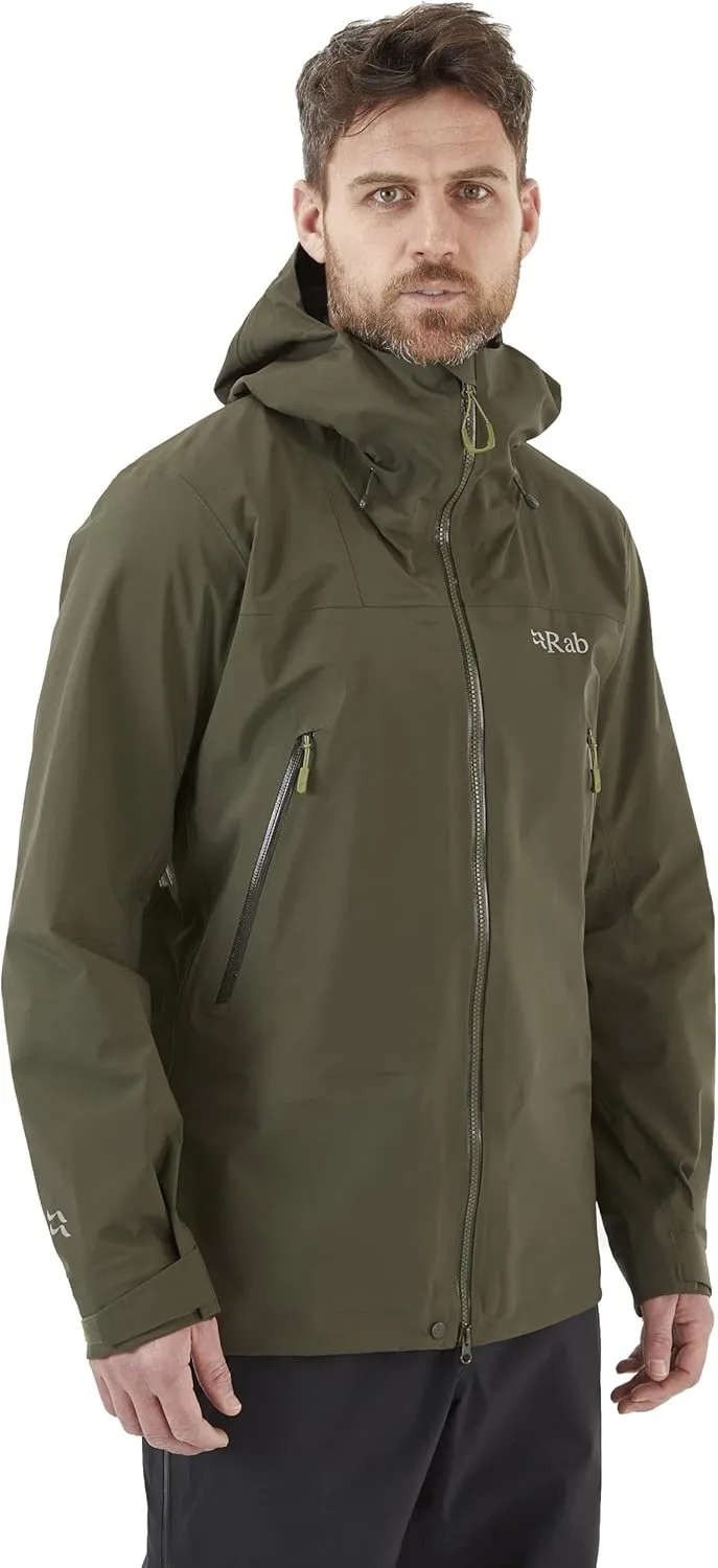 Rab Men's Kangri GTX Waterproof Breathable Gore-tex Jacket for Hiking and Mountaineering