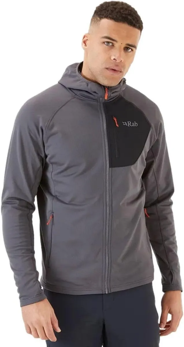 Rab Men's Superflux Hoody - Lightweight Fleece Jacket for Hiking & Climbing